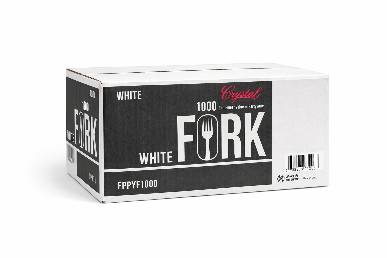 White Plastic Forks