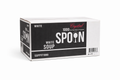 White Plastic Soup Spoons